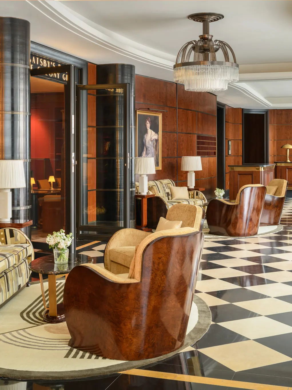 Beaumont hotel interior in Mayfair