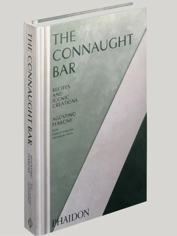 A silver book called The Connaught Bar